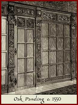 Oak Paneling c. 1550