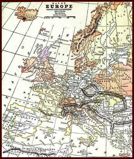 Western Europe c. 1550